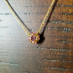 Kate spade lady marmalade pink necklace